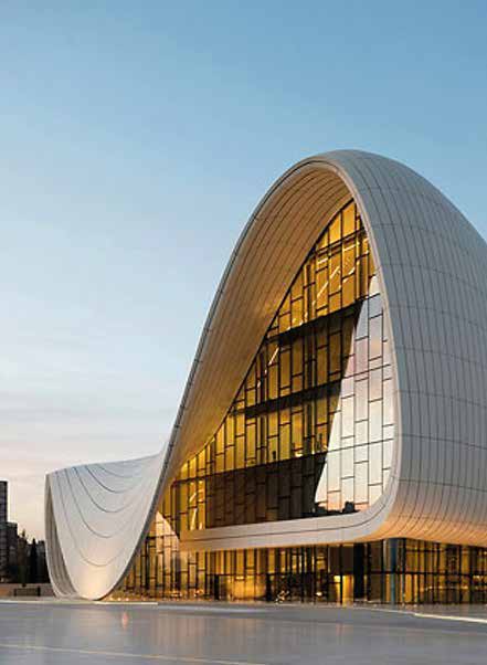 Contemporary architecture of Baku Expo Center